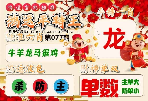 077期鸿运平特王[图]